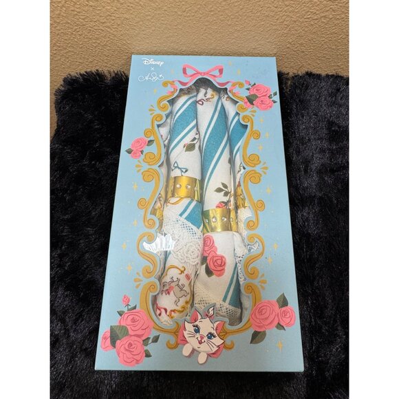 Disney Aristocats Napkin Gold Rings & Lace Accents Anna Sui Collaboration NIB - Picture 1 of 11